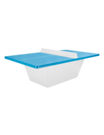 Blanc/bleu lagon/blanc