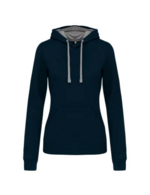 Bleu marine/gris fin