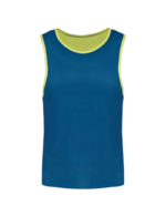jaune fluo/bleu royal sportif