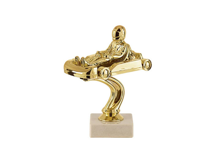 Trop sujet plas or karting h 15cm
