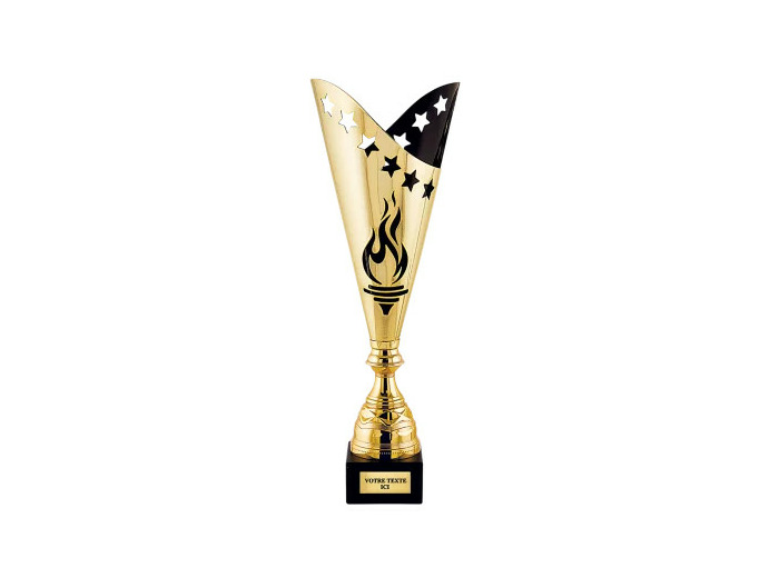 Coupe discipline flambeau or/noir(e