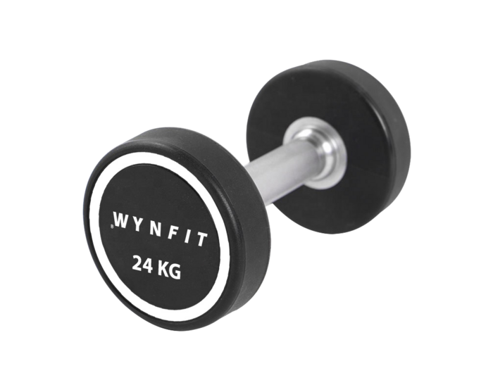 Haltères uréthane ronds 24 kg