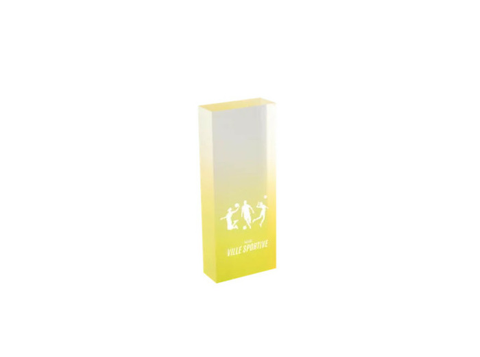 Trophee acrylique personnalisable j