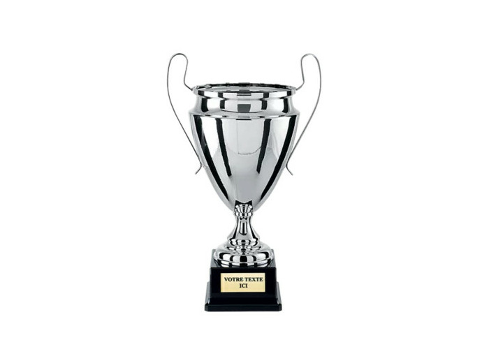 Coupe argent h.44cm bol diam180mm