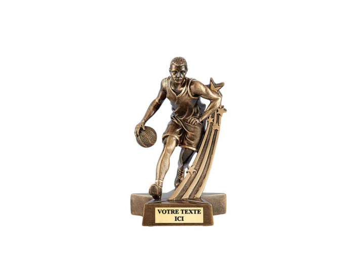 Trophee resine joueur basket h. 20 cm