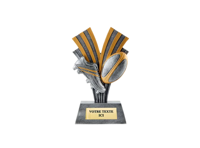 Trophee resine rugby h. 22 cm