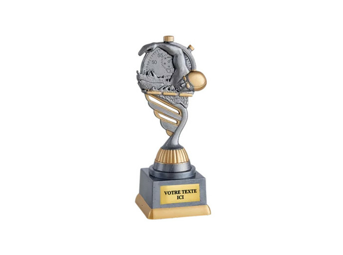 Trophee plastique natation h 18 cm