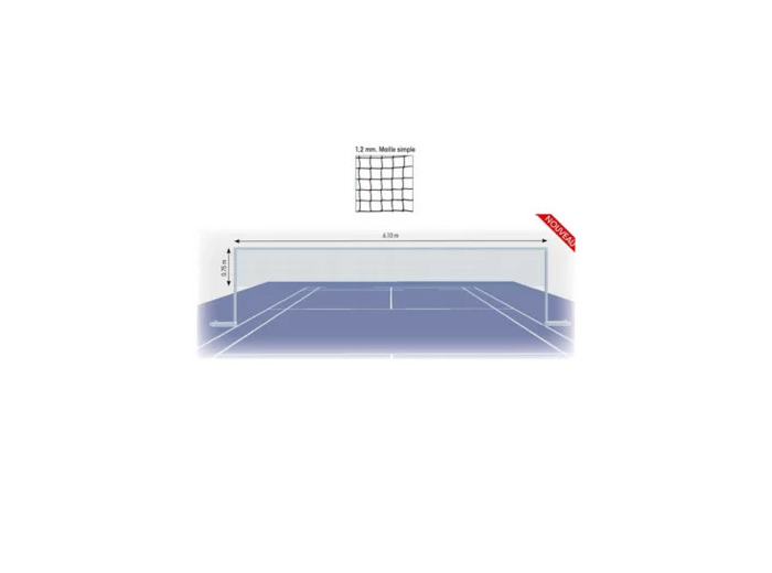 Filet badminton - dia. 1.2 mm - mai