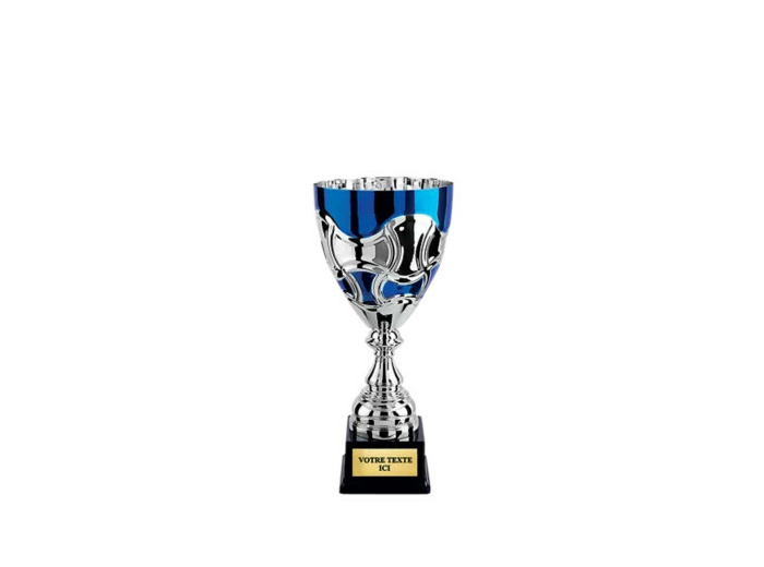 Coupe class arg/bleu h 40cm d 180mm