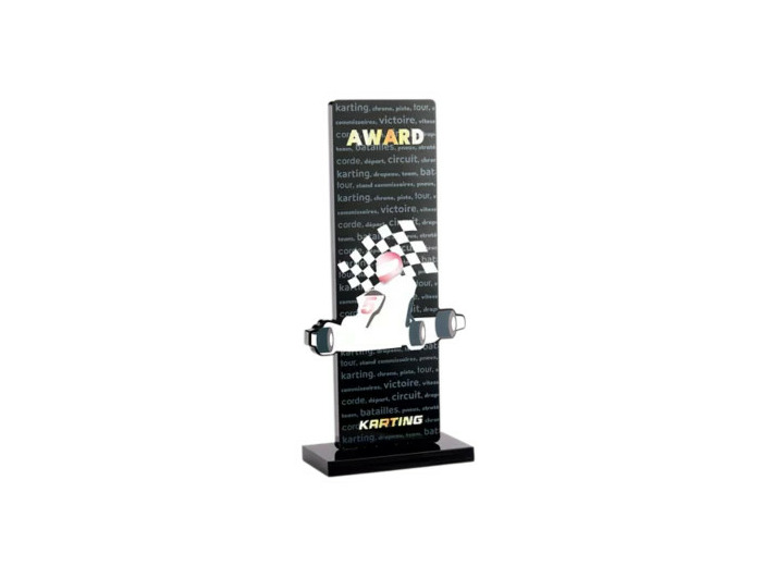Trophee acrylique personnalisable n
