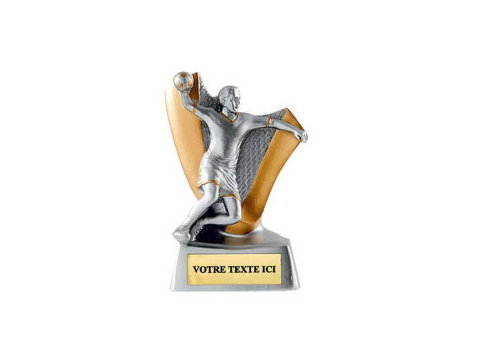 Trophee resine eco handball h h. 10 cm