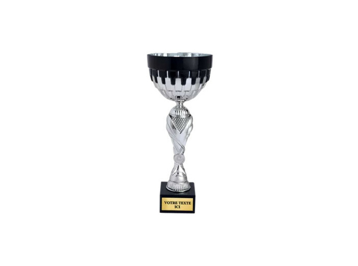 Coupe classique argent/noir(e) haut