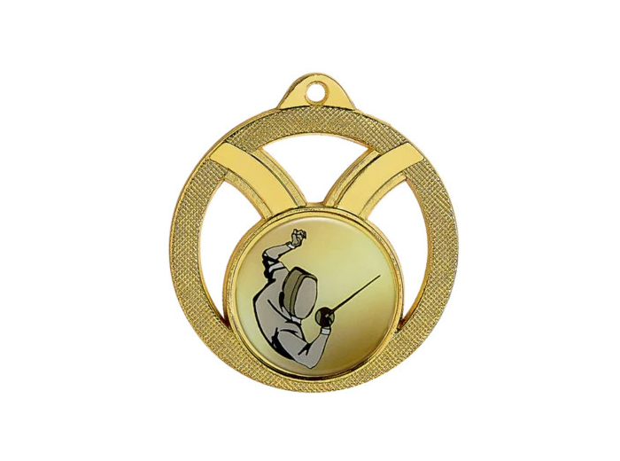 Medaille zamak 45mm or