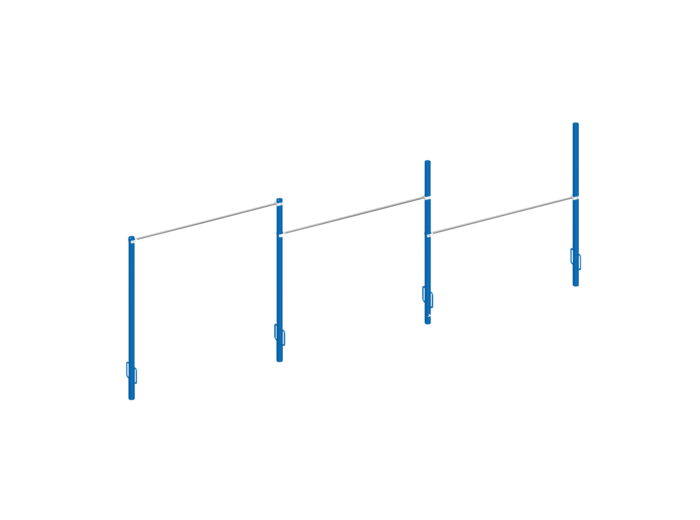Barre fixe suisse à sceller