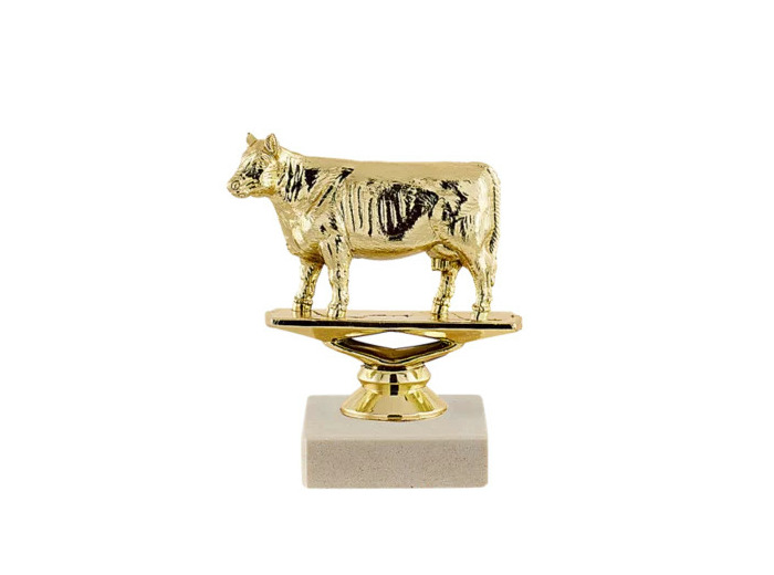 Trop sujet plas or animaux h 11cm