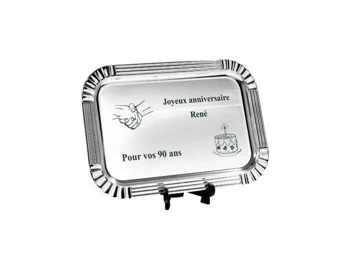 Plateau metal 45 x 31 cm