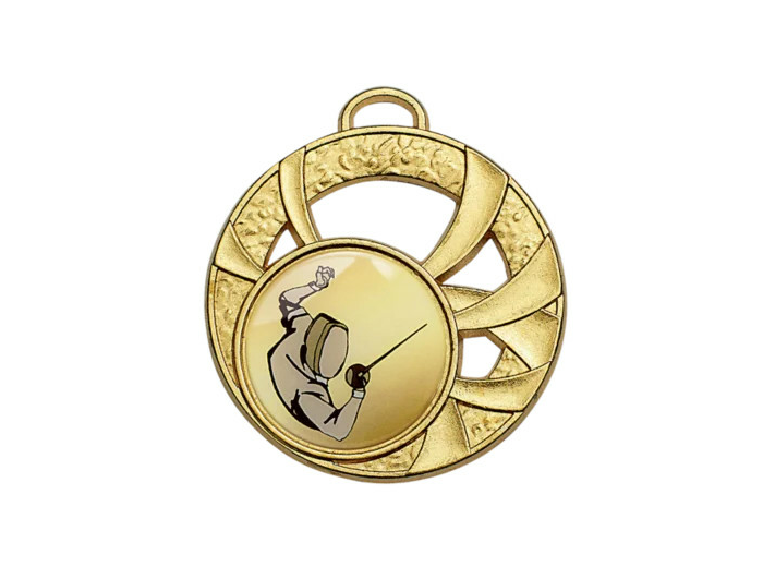 Medaille zamak 45mm or
