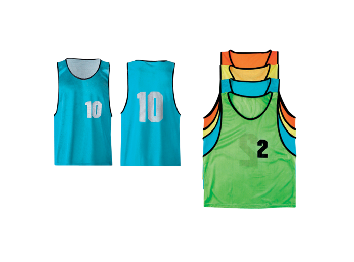 Lot de 10 chasubles numerotees