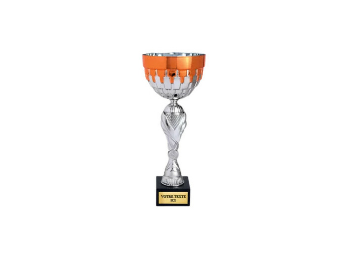 Coupe classique argent/bronze haute