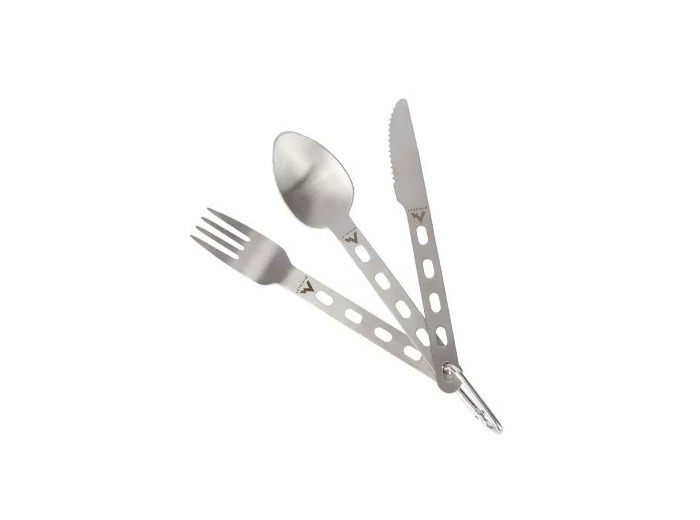 Lot de 3 couverts camping