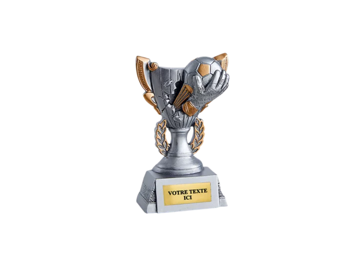 Trophee resine discip football h 11cm