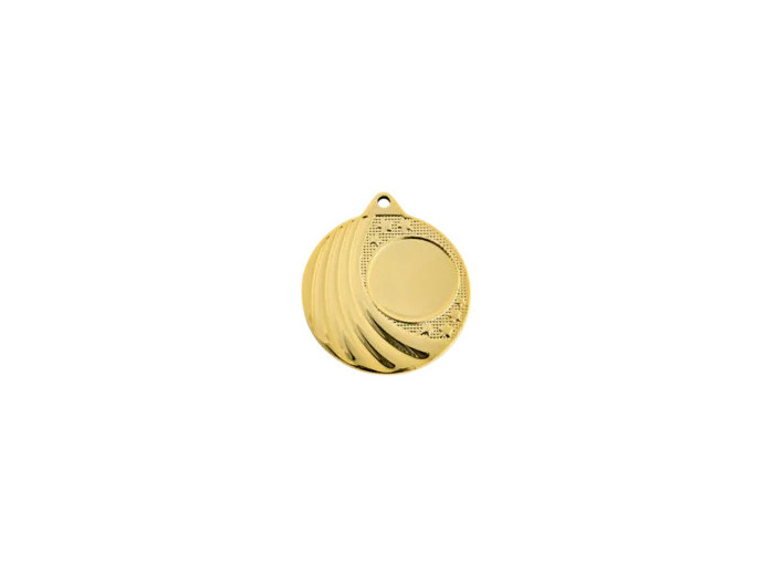 Medaille porte-centre or diametre 5