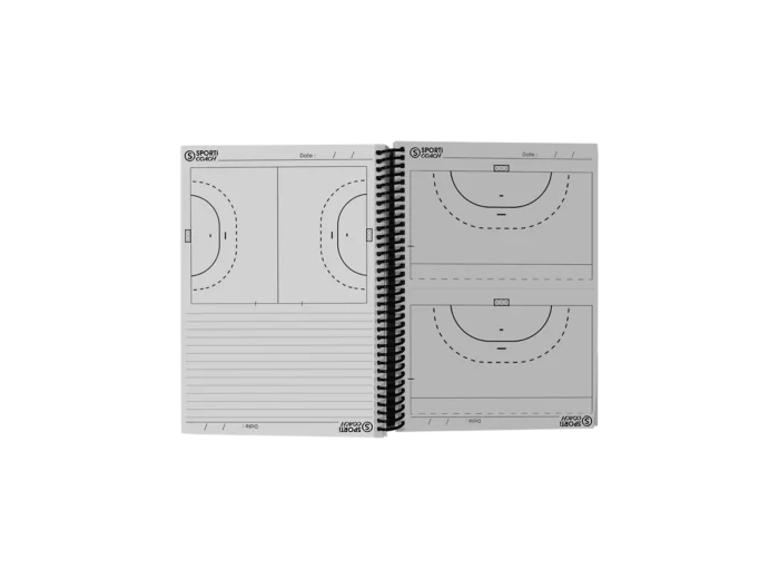 Carnet coach handball a spirales a5
