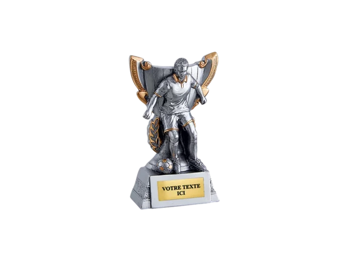 Trophee resine discip football h 11cm