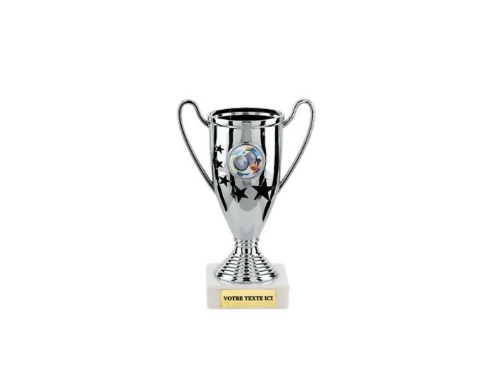 Lot de 12 coupes en argent bol abs h.16cm