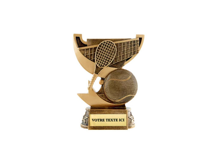 Trophee resine tennis h. 13 cm