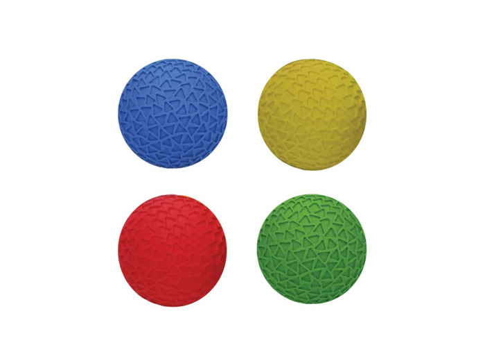 Lot de 4 balles alveolees 10cm