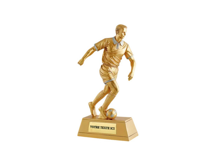 Trophee resine joueur foot h.36cm