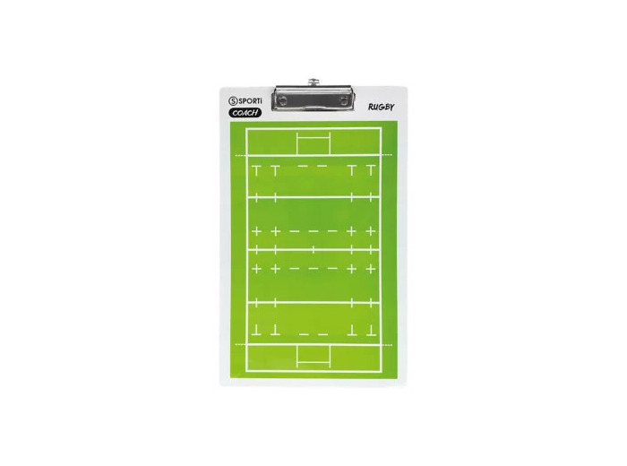 Carnet tactique recto-verso rugby