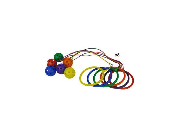 Lot de 6 balles au pied