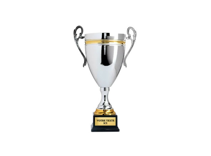 Coupe prestige argent/or hauteur 51