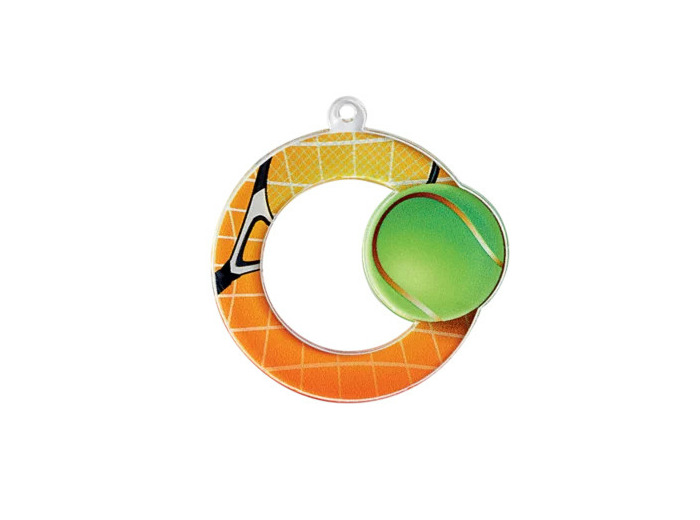 Medaille plexi diam50 tennis