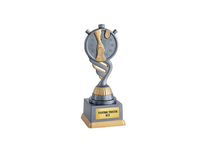 Trophee plastique running h 18 cm