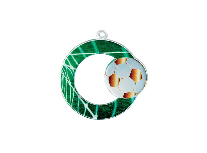 Medaille plexi diam50 football