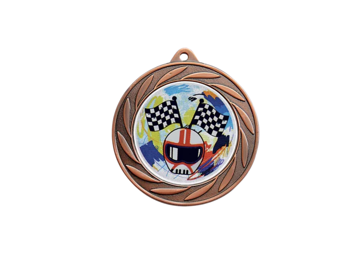 Medaille porte-centre fer bronze d 70mm