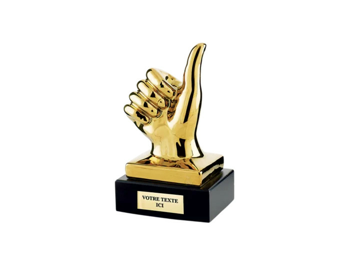 Trophee ceramique 19cm