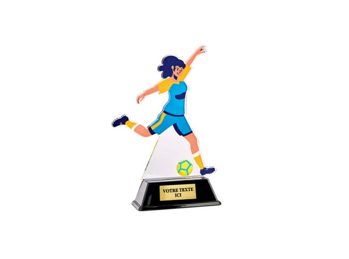 Trophee acrylique personnalisable f