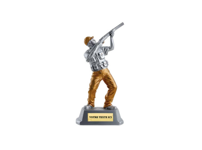 Trop resine discip chasse h 19cm