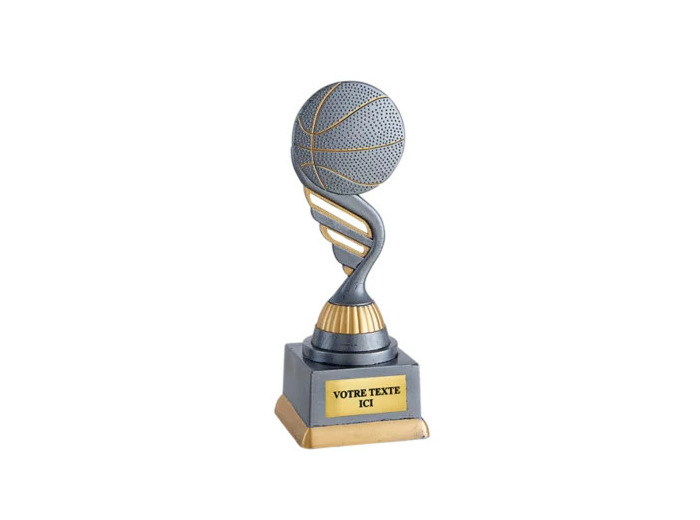 Trophee plas basket-ball h 18 cm