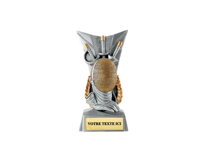 Resine escrime h.19 cm