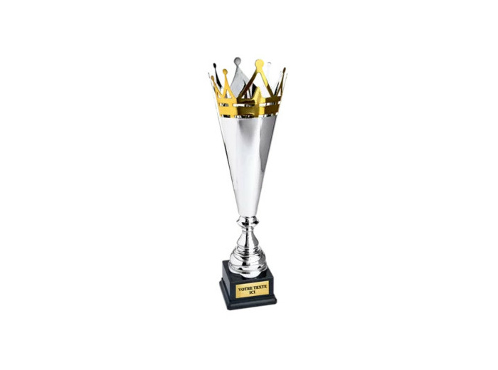 Coupe prestige argent/or hauteur 57