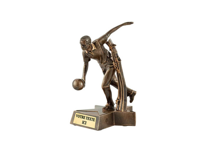 Resine bowling homme h. 20 cm