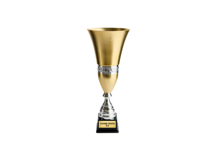 Coupe prestige or/argent hauteur 55