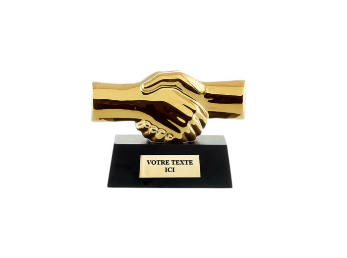 Trophee ceramique fair play 18x14cm