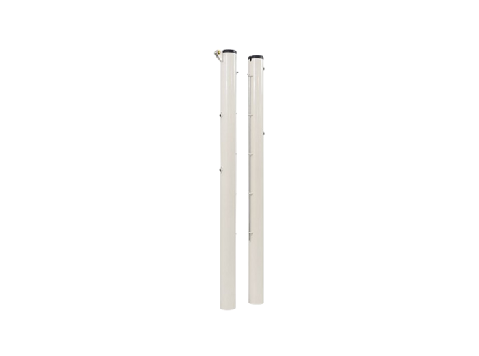 Paire de poteaux tennis acier ronds 90 mm