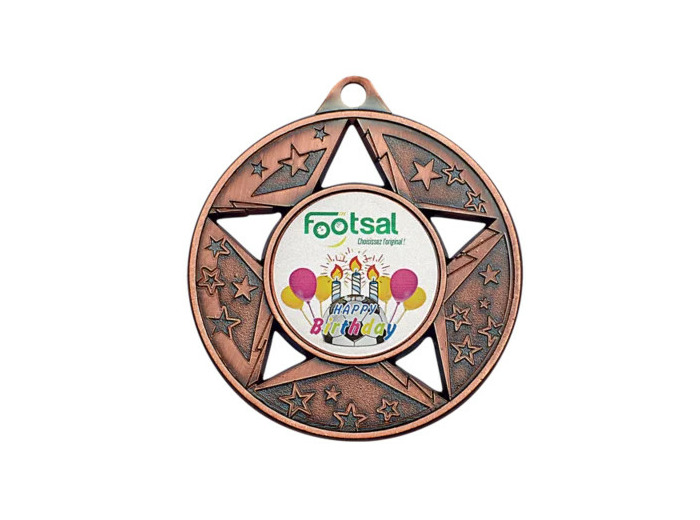 Medaille zamak diam50mm bronze